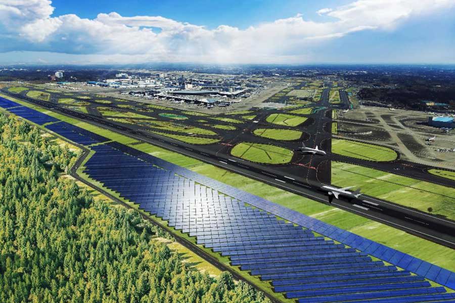 成田国際空港、空港では世界最大規模の太陽光発電導入　東京ガスと新会社、2050年の脱炭素化目指す
