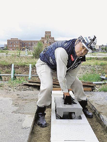 清水建設／脱炭素型レジンコンクリ開発、福岡市内の道路工事現場で初適用