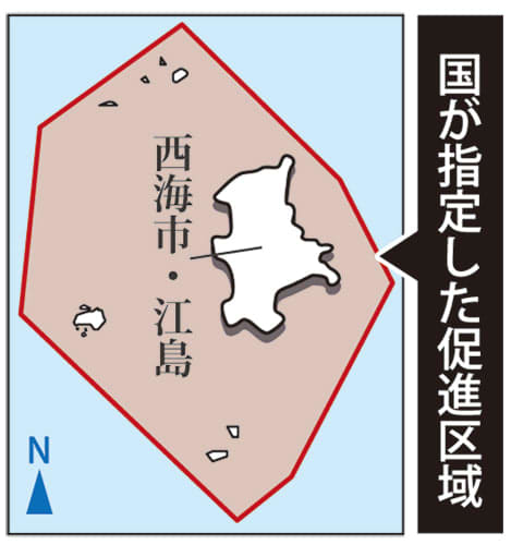 西海・江島沖で洋上風力促進　国が区域指定　長崎県内2例目