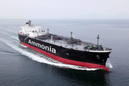 日本郵船／JERAと火力発電所向けの燃料アンモニア輸送で協業