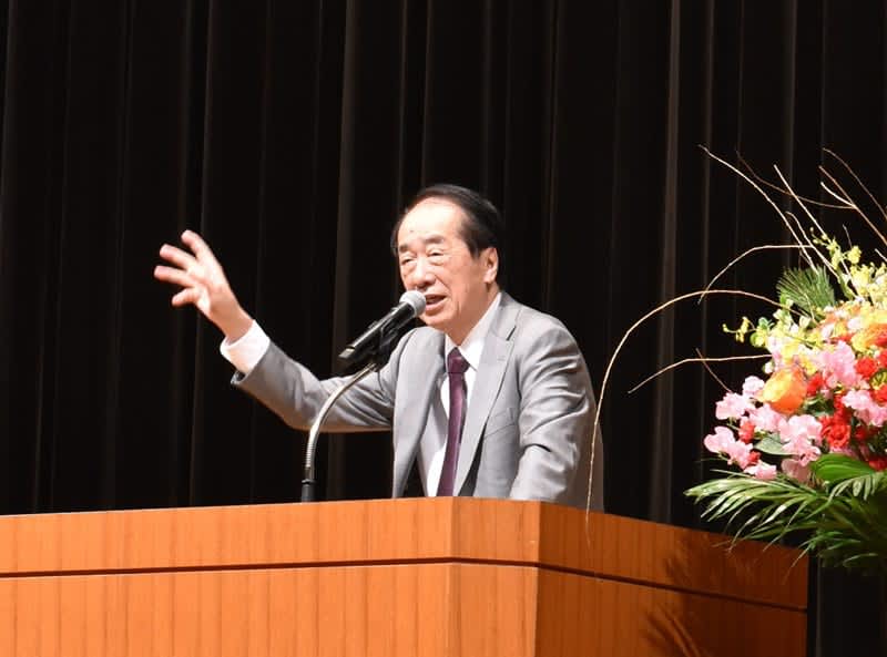 「原子力発電ゼロにできる」菅直人元首相が講演　2011年振り返り、現政権「間違った方向に進んでいる」