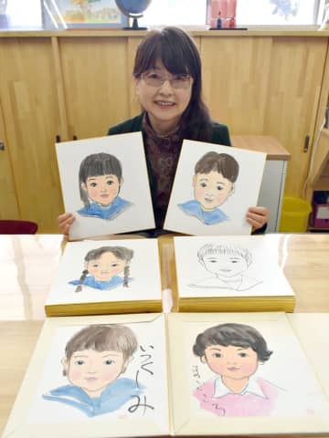 愛情込め似顔絵5000枚　佐倉市の慈光幼稚園園長　伊藤昌子さん（80）　【ひと模様】