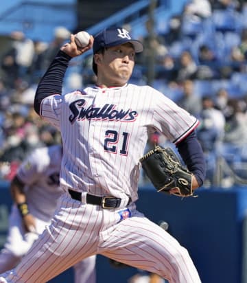 先発し、5回無失点と好投したヤクルト・吉村＝神宮