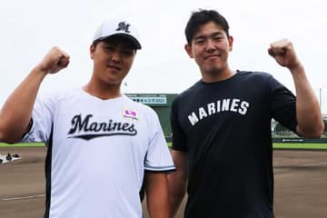 ロッテ大砲も「見習いたい」　超キャッチ連発のファンは感激「夢のような時間」
