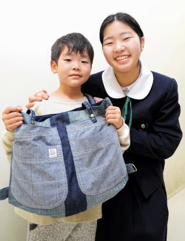 小学生になる弟への手作りバッグ「全国3位」に　「中学生ものづくり甲子園」で御宿中・石井さん