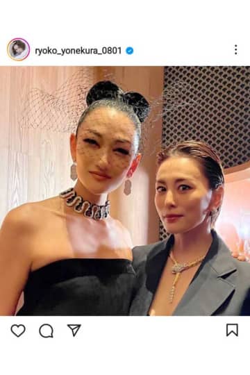 米倉涼子、「大好きな友達」とイベントで遭遇　2ショットが「美と美」「すげ～2人」と話題に