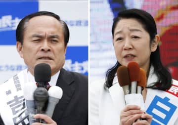 参院大分、与野党対決　統一補選スタート