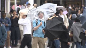 「春の嵐」帰宅時間直撃か　東京 最大瞬間風速20.3m/s