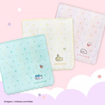 ちいかわの新作「タオル」早めにゲットね。どの柄も最高に可愛い...♡