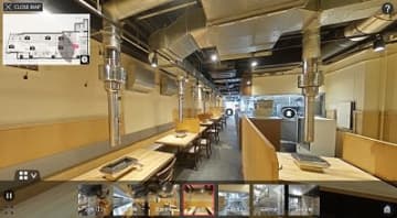 バーチャルで飲食店の物件内覧が可能に　「居抜き店舗.com」が首都圏のVRコンテンツを公開