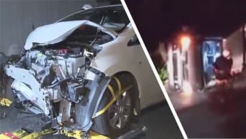 駐車のためバック中のワンボックスカー、車と衝突し横転　3人ケガ　直進してきた車は前方大破　千葉