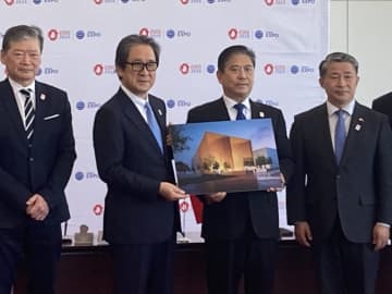 大阪・関西万博 中国パビリオン、竹を用いた伝統的「巻物」モチーフに  理念に”自然との共存”