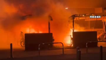 放火か 自転車燃える　3日にも同様の火事