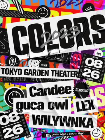 LEX、WILYWNKA、Candee、guca owl出演イベント〈COLORS〉が開催決定
