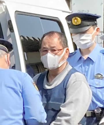 【速報】車内で女性職員に暴行、けがさせた疑い　長生村議長・東間容疑者を送検