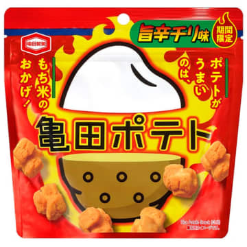 噛み砕くほどに広がる“旨くて辛い”味わい！ 暑くなる季節にぴったり 『亀田ポテト 旨辛チリ味』を期間限定発売