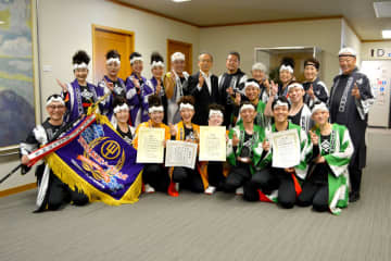 よさこい日本一を報告　船橋のREDA「コロナ禍で沈んだ心熱くする」　16歳～82歳が演舞