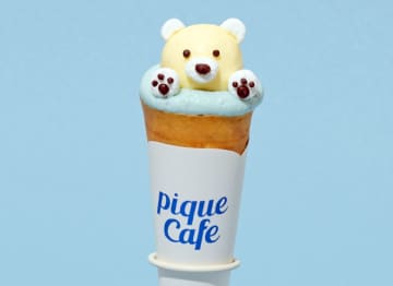ひょっこりシロクマにきゅん♡　フルーツたっぷり夏のとっておきクレープ登場　ジェラートピケカフェ