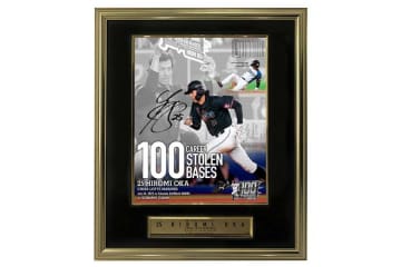 ロッテ、岡大海の通算100盗塁グッズを4日から受注販売　サイン入りパネルなど8商品