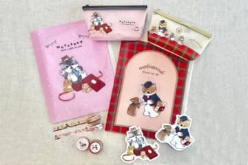 郵便局でしか買えない激カワ文具。「もふにゃんこ」限定グッズ4種類を全部見せ。