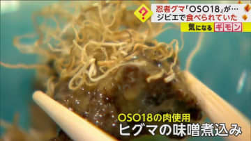 “忍者グマ”OSO18が味噌煮込みに　駆除後 釧路や日本橋の飲食店で提供されていた　味は「やわらかくておいしい」