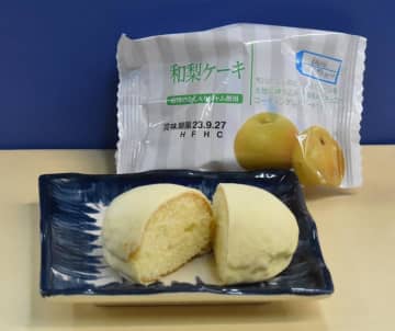 「市川のなし」ケーキに　山崎製パンJAとコラボ　10月末まで販売