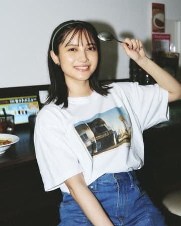 桃月なしこ、カレーハウスCoCo壱番屋×JOURNAL STANDARD relumeコラボビジュアルに登場！