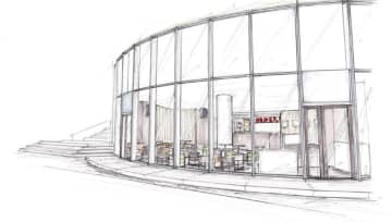 朝日放送グループホールディングス、本社屋南側に展示やイベントなどの多目的利用ができるカフェバルをオープン / Screens