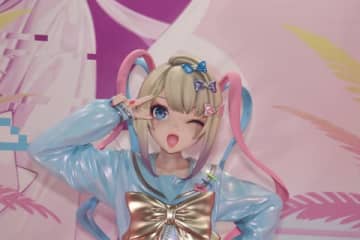 「NEEDY GIRL OVERDOSE」の超天ちゃん等身大フィギュアが東京ゲームショウに登場【#TGS2023】