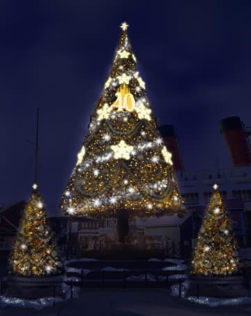 4年ぶりクリスマスツリー登場　今年はある演出が？！　東京ディズニーシー