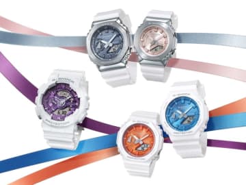 G-SHOCK、「ITZY」起用のメタリックカラー冬限定ペアウォッチ