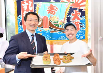 食品ごみで栽培、ケールをパンに　香取のパン店と銚子丸がコラボ　穴子デニッシュも考案