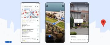 Googleマップ、ルート案内やEV充電器情報を強化