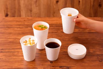 UCC、リッドを一本化した紙製カップ