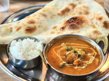 大満足！本格インドカレーランチセット850円〜。ロータス【津田沼】