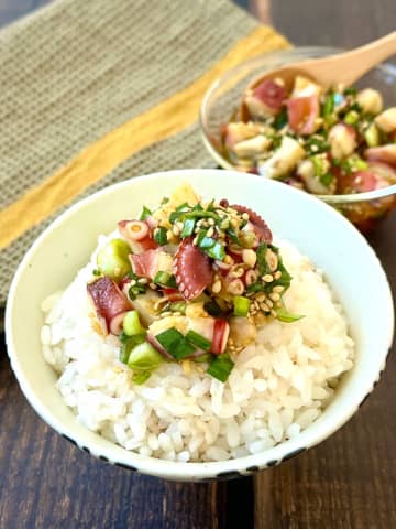 最優秀「多古タコ香ばしニラだれ」　多古米に合うおかず選手権　料理研究家リュウジさんら審査