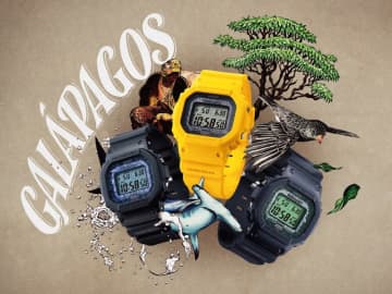 G-SHOCK ガラパゴス諸島がモチーフのダーウィン財団コラボモデル