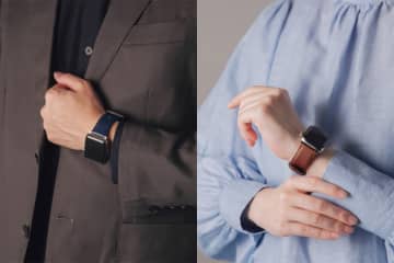 土屋鞄、Apple Watch用レザーバンドにヌメ革タイプ