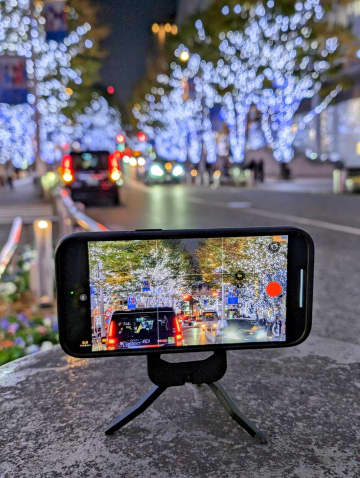 年末に映えるイルミネーション　iPhoneで美しく撮影