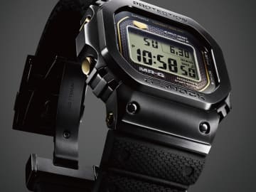 G-SHOCK MR-G、角型「MRG-B5000」にラバーバンド
