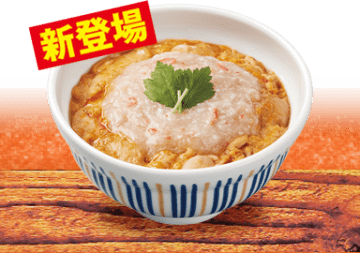 親子丼に淡い雪をイメージした“ふわふわ蟹あんかけ”をかけた! なか卯が「蟹あんかけ親子丼」を本日6日(水)発売