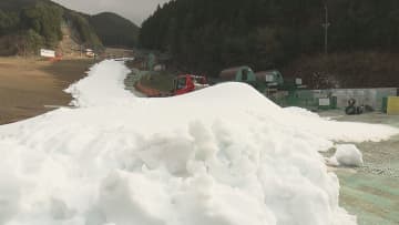         あすオープンの「久万スキーランド」フル稼働で雪づくり 来年3月上旬まで営業【愛媛】      