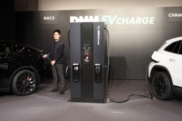 DMMのEV充電サービス、テスラ「NACS」と「CHAdeMO」両対応