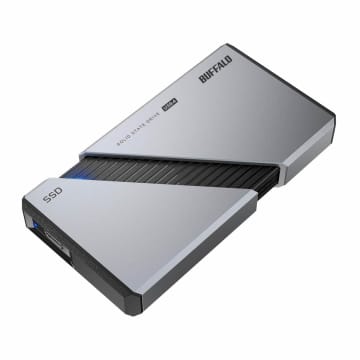 バッファローからポータブルSSD 　「USB4」規格対応、高速データ転送可能
