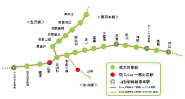 JR東、山形の21駅がSuica対応　'24春から