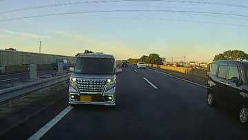 【独自】37秒間の執拗な「あおり運転」　猛スピードで蛇行繰り返す　ドラレコで録画「恐怖だった」