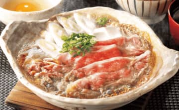 “お肉増量”でたっぷり150gの「国産⿊⽑和⽜のすき鍋」が贅沢な美味しさで今年も登場! 大戸屋が本日26日(火)から3万⾷限定販売