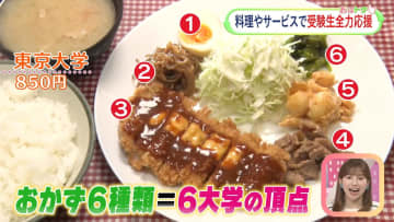         東大！慶応！日大！学習院！　これぜ～んぶ料理メニュー！　食で受験生を応援する飲食店とおもてなしサービスで受験生を応援するホテルを取材      