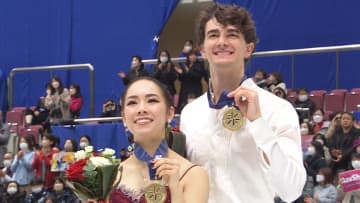 小松原美里・尊組が大接戦の全日本で見せた涙。3組出場する四大陸は「みんなで一緒に頑張る」