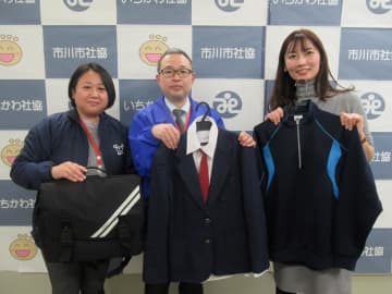 「いちかわ制服バンク」始動　困窮世帯の中学生に提供　社福協×リユース業者